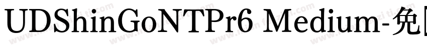 UDShinGoNTPr6 Medium字体转换